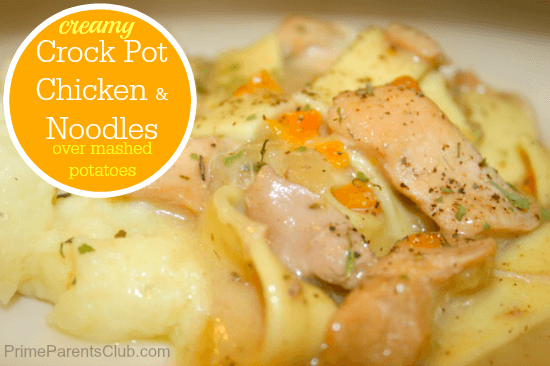 Crock Pot (Slow Cooker) Chicken and Noodles Recipe