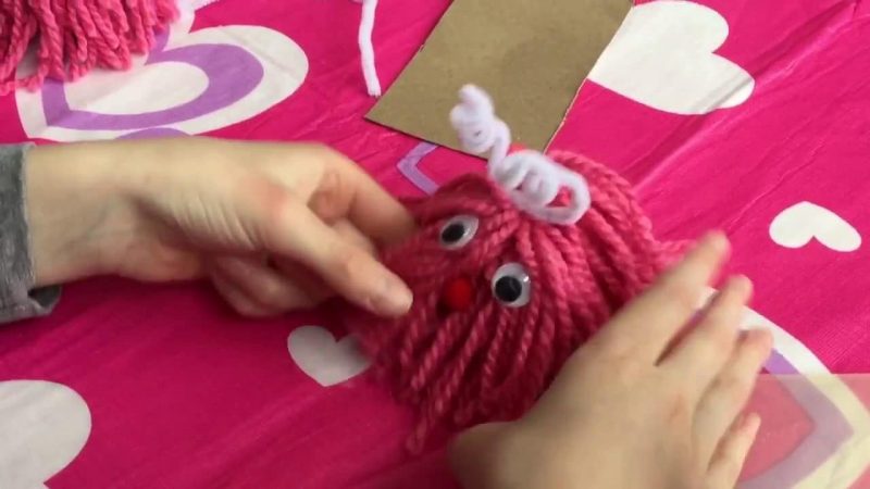 Valentine’s Day Crafts: Love Bug Pom-Poms