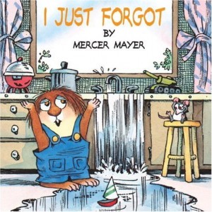 Children's Book Day: I Just Forgot