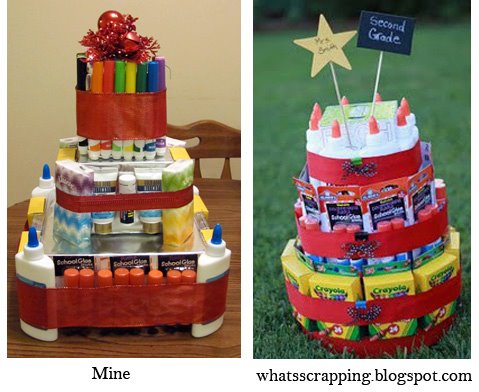 teacher supply cake