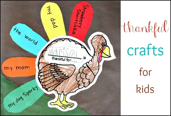 5 Thankful Crafts for Kids