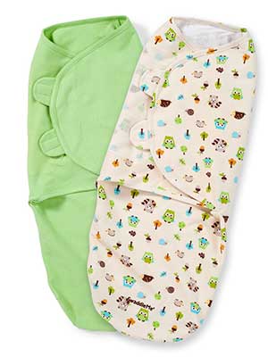 Adjustable swaddle wrap for babies