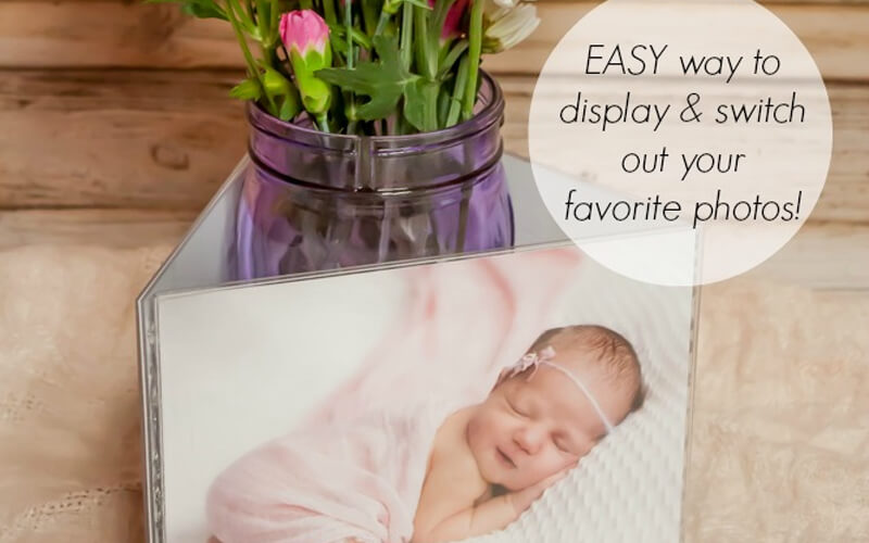 DIY Picture Frame Flower Vase Centerpiece Moms Austin