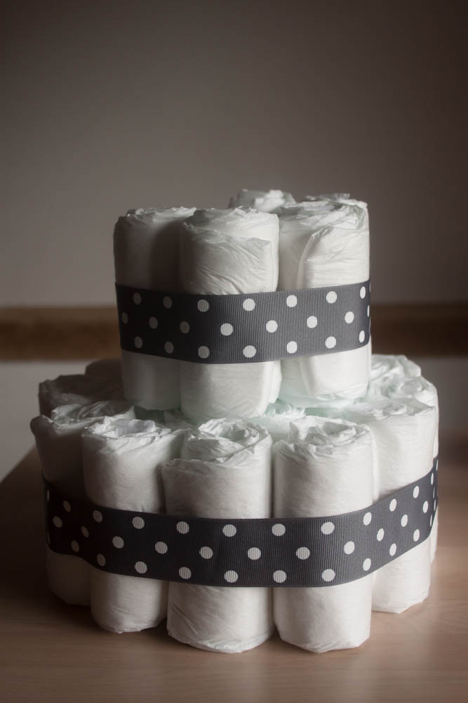 DIY Diaper Cake