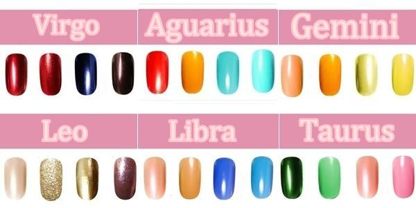 4. "Gemini" Nail Polish Set in "Zodiac" colors - wide 10