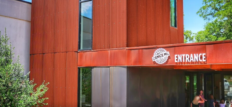 front view of the Science Mill