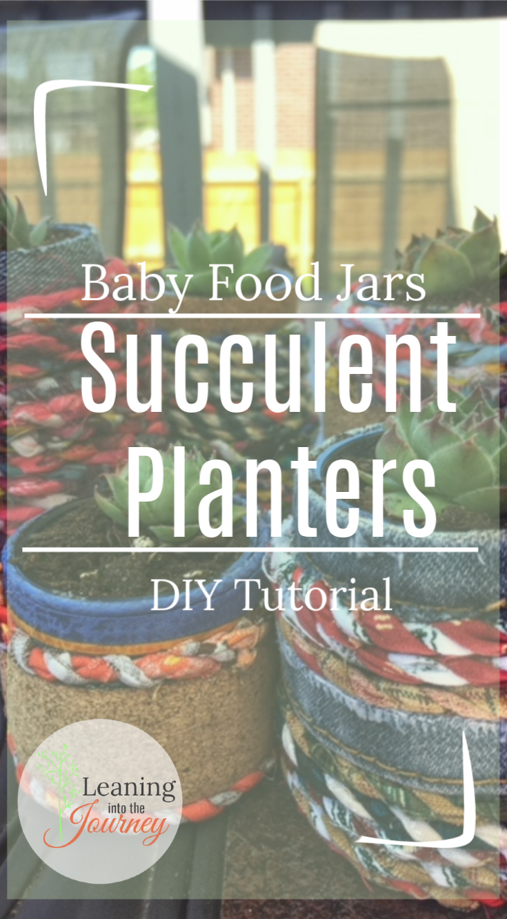 Baby Food Jar Succulent Planters