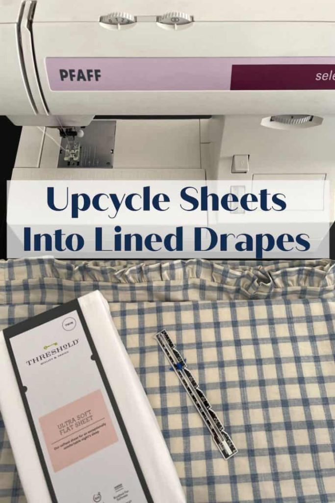 Upcycle Sheets into Drapes Upcycle Sheets into Drapes